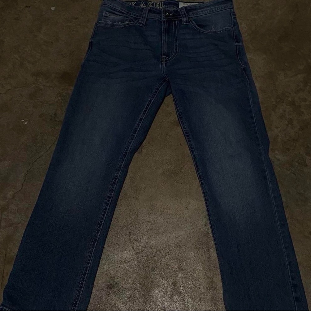 Dark Wash Straight Leg Jeans